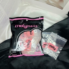 Mely tips soft gel cristal coffin en bolsa 504pcs YDO-07