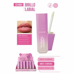 Pink21 perfect brillo labial transparente CS4984