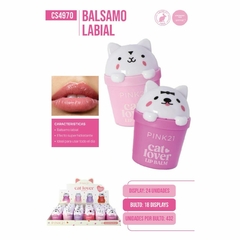 Pink21 cat lover balsamo labial CS4970