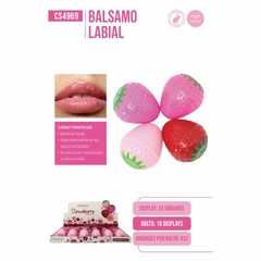 Pink21 strawberry balsamo labial frutilla CS4969