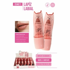 Pink21 kitty lips labial en barra CS4671