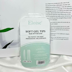 Eloise tips soft gel long coffin 120pcs LCO120 - comprar online