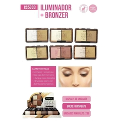 Pink21 duo iluminaor+bronzer en polvo CS5333 - comprar online