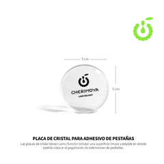 CHERIMOYA PLACA DE VIDRIO PARA PEGAMENTO 45*8mm BH004016