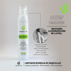 Espuma limpiador Maquillaje 100ml cherimoya shampoo para rostro . ceja y pestaña