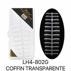 Mely tips coffin transparente 240pcs LH4-802G