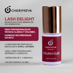 Cherimoya adhesivo para extension de pestaña 3ml Long Glue Rojo CHP017