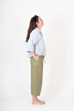 Imagen de Pantalon Magnolia Lino Verde