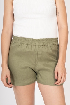 Short Tere Lino Verde