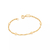 Pulseira Rommanel folheada a ouro 18k com bolas - tam.14 551392