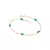 Pulseira Rommanel banhada a ouro 18k com cristais - 551669