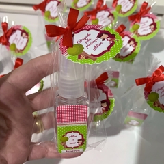 Lembrancinha aniversário álcool 70% spray Chapeuzinho vermelho