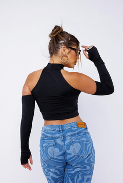 Cropped Beatriz Manga Luvinha - comprar online