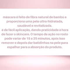 Mascara Coreana Facial Hidratante Skin Care na internet