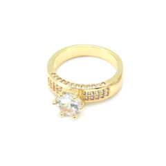 ANEL CRAVEJADO BANHO OURO 18K - comprar online