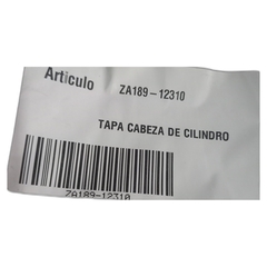 TAPA CABEZA DE CILINDRO Zanella - comprar online