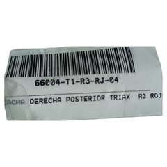 CACHA DERECHA POSTERIOR TRIAX R3 ROJO Corven - tienda online