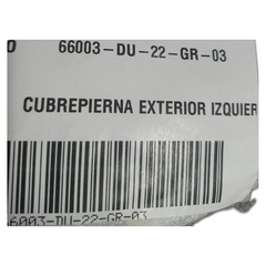 CUBREPIERNA EXTERIOR IZQUIERDO GRIS Zanella - tienda online