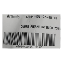 CUBRE PIERNA INTERIOR IZQUIERDO GRIS Zanella en internet