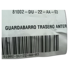 GUARDABARRO TRASERO ANTERIOR Zanella