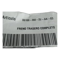 FRENO TRASERO COMPLETO Zanella en internet