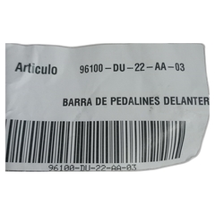 BARRA DE PEDALINES DELANTEROS Zanella