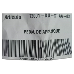 PEDAL DE ARRANQUE Zanella - tienda online