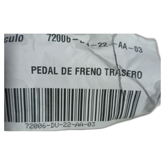 PEDAL DE FRENO TRASERO Zanella en internet