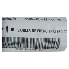 VARILLA DE FRENO TRASERO COMPLETA Zanella - tienda online