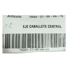 EJE CABALLETE CENTRAL Zanella - Repuestos Originales