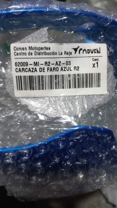 Carcaza de faro Azul R2 Corven - Repuestos Originales