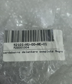 Guardabarro delantero completo Negro Corven - Repuestos Originales