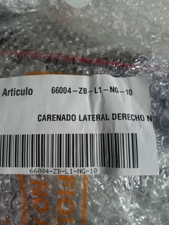 CARENADO LATERAL DERECHO NEGRO Zanella en internet