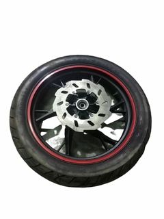 RUEDA TRASERA RKV 200 GS 130/70-17 con detalles Keeway