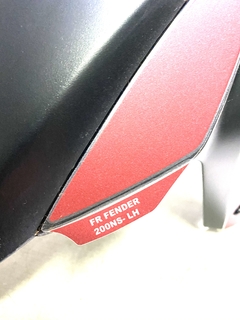 Guardabarro delantero rojo 2013 - 2015 Bajaj - Repuestos Originales