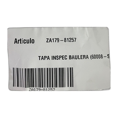 TAPA INSPECCION BAULERA Zanella - tienda online