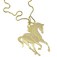 Pingente Cavalo Selvagem Corcel Ouro18K - comprar online