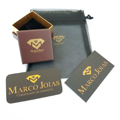 Brinco Anzol Pérolas 5mm Ouro18K - Marco Joias