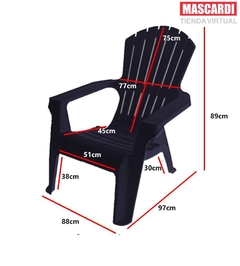 4 SILLONES GRAN CALIFORNIA + MESA AUXILIAR 77*50 DE REGALO!!! en internet