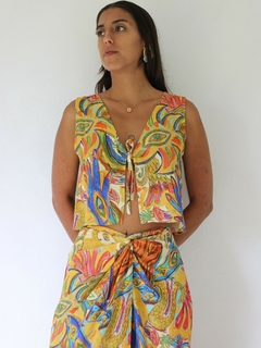 Blusa coletinho Tropicália claro - comprar online