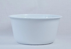 Bowl enlozado blanco