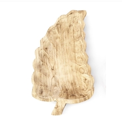 Deco hoja madera / centro de mesa. - comprar online