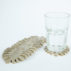 Posavasos set x6 Hoja Monstera - comprar online