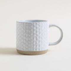 Mug cerámica natural base imitación madera