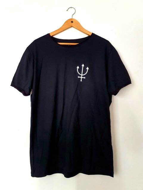 Camiseta Tridente de Poseidon (Versão preta)