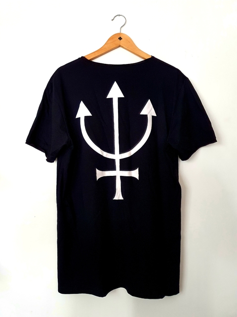 Camiseta Tridente de Poseidon (Versão preta)