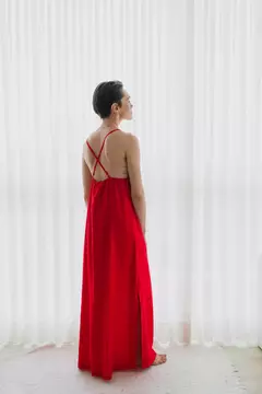 Vestido Longo Alça Cruzada | Oligioiá | VLAC - comprar online