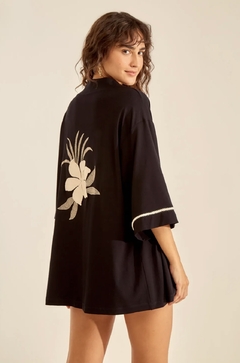 Kimono Malha bordado | 2037270 - Mari Colombo Store