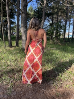 Vestido malha estampa tropicana | 2036924