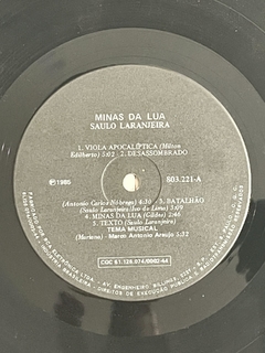 MINAS DA LUA - SAULO LARANJEIRA - 1985 - BANANEIRA DISCOS - DISCO DE VINIL E CDS- FRETE GRÁTIS PARA TODO O BRASIL 